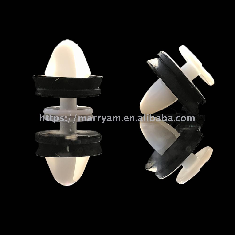 汽车通用混合塑料卡子装饰卡扣卡子内饰板卡扣门钉白尖扣改装配件