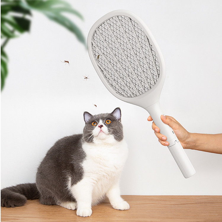 中夫新款夏季电蚊拍家用室内室外驱蚊器灭蚊灯手持三脚架