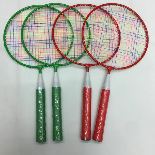 Manufacturers Customize Two Packs of Badminton Racket with Bags Child Racket Children Beginners Practice Rackets