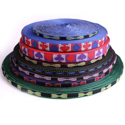 travel shang factory direct spot supply polypropylene jacquard ribbon customizable various specifications