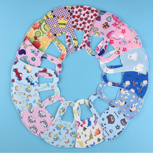 Children‘s Printed Mask Cloth Applique Cartoon Mask School Opening essential Washable Celebrity Style Fashion Printing