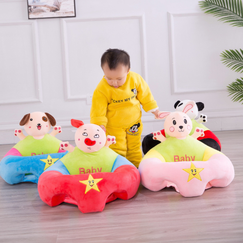 foreign trade baby learning chair infant learning to sit artifact sofa children plush toy safety anti-rollover customization
