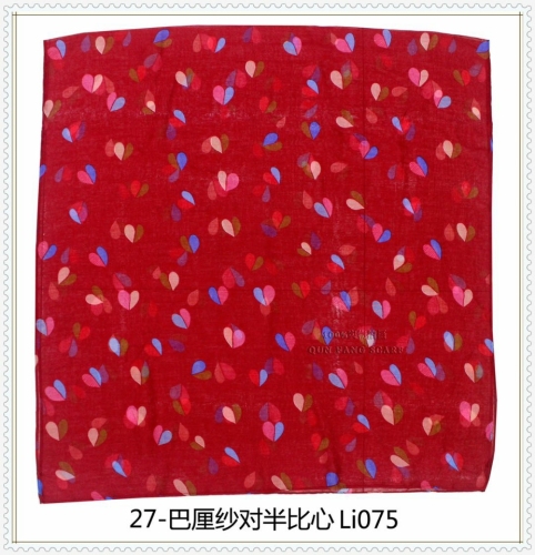 printed silk scarf spot goods can be customized with abundant patterns