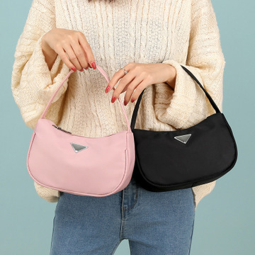 2020 new internet celebrity small bag all-match women‘s bag fashion underarm bag all-match casual nylon cloth handbag