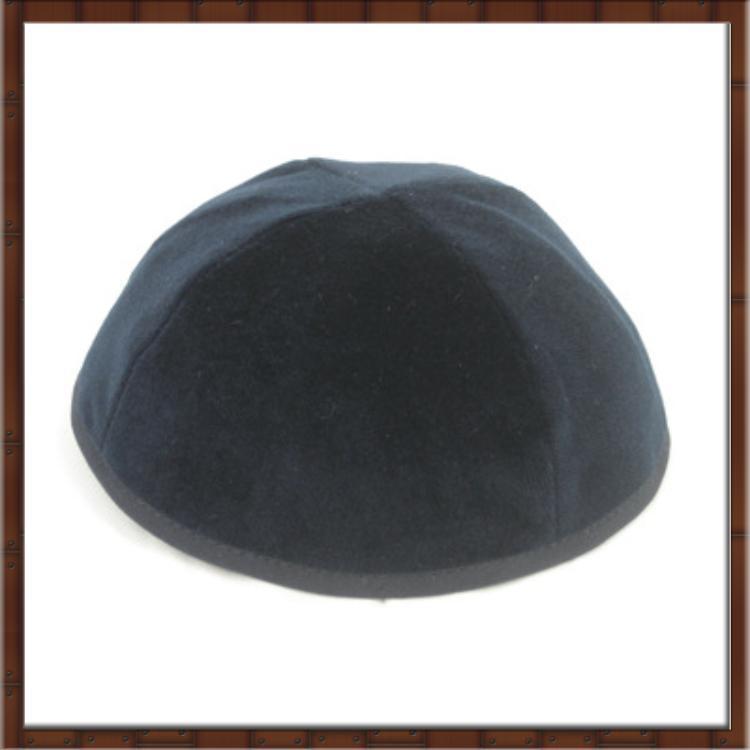 犹太男士宗教帽 成年棉质平纹帽 犹太人专用帽