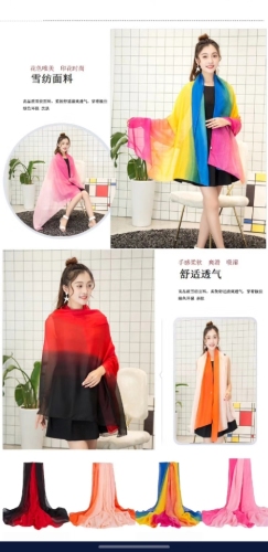 oversized silk-like beach towel sunscreen shawl in stock large quantity and excellent price