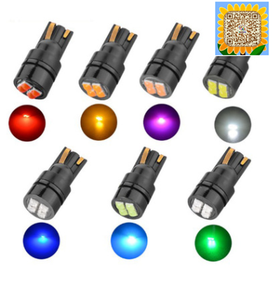 爆款车灯 T10 3030 4SMD 示宽灯解码高亮led阅读灯 牌照灯w5w