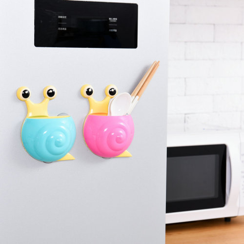 Cross-Border Supply Snail Toothbrush Toothpaste Holder Cute Cartoon Suction Cup Storage Rack Creative Animal Suction Toothbrush Holder