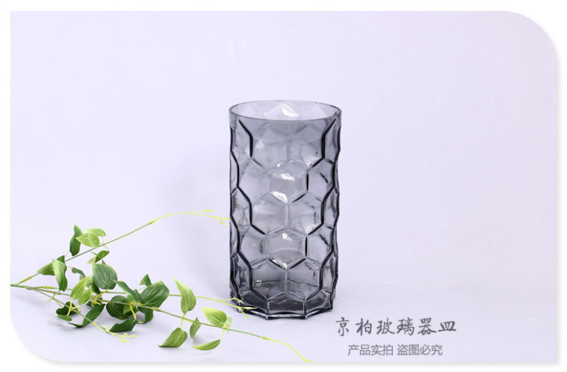 北欧花瓶摆件客厅餐厅装饰玻璃花瓶透明水培花瓶详情6