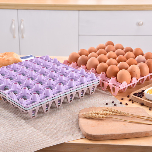 kitchen supplies environmentally friendly plastic egg tray 20-grid egg storage box stackable plastic long-distance transportation duck egg tray