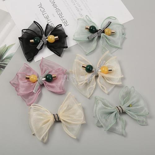 factory direct sale fabric bow， shoe flower