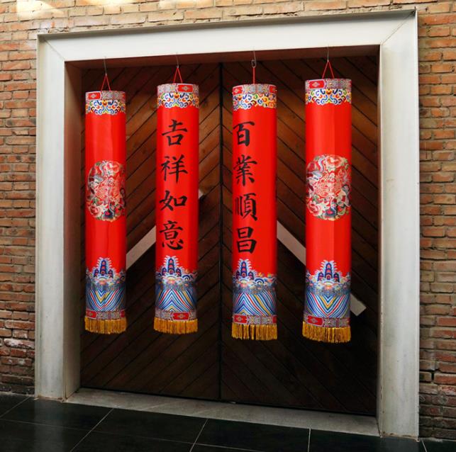 无龙骨丝绸灯笼新型专利装饰婚庆节日开业会场装饰厂家直销定制