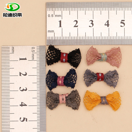 In Stock Wholesale Hollow Lace Ribbon Children‘s Clothing Socks Underwear Bow Accessories
