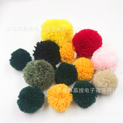 Oversized Handmade Woolen Yarn Ball 9cm Clothing Accessories Ornament Accessories DIY Handmade Material Hairy Ball