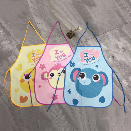 Apron Children‘s Art Painting Clothes/painting Clothes Waterproof Smock Baby inside-out Wear Eat