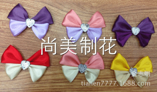 Factory Direct Supply Ribbon Bow Wholesale Clothing Accessories Lace Bow Price Discount