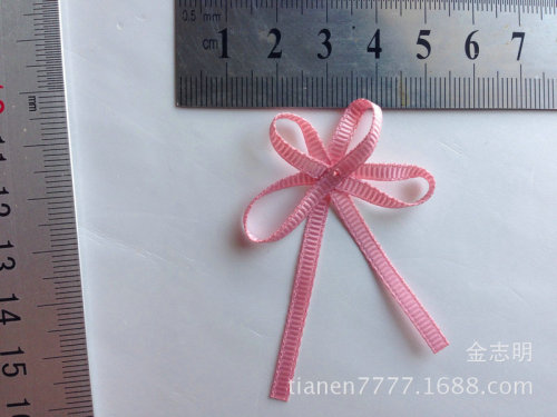 Factory Direct Supply Creative Ribbon Cute Korean Hair Accessories Bow Satin Ribbon Bow Wholesale