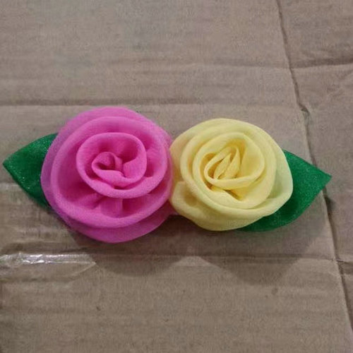 professional customized thread ribbon rose ribbon handmade flower decoration rose rose corsage ribbon