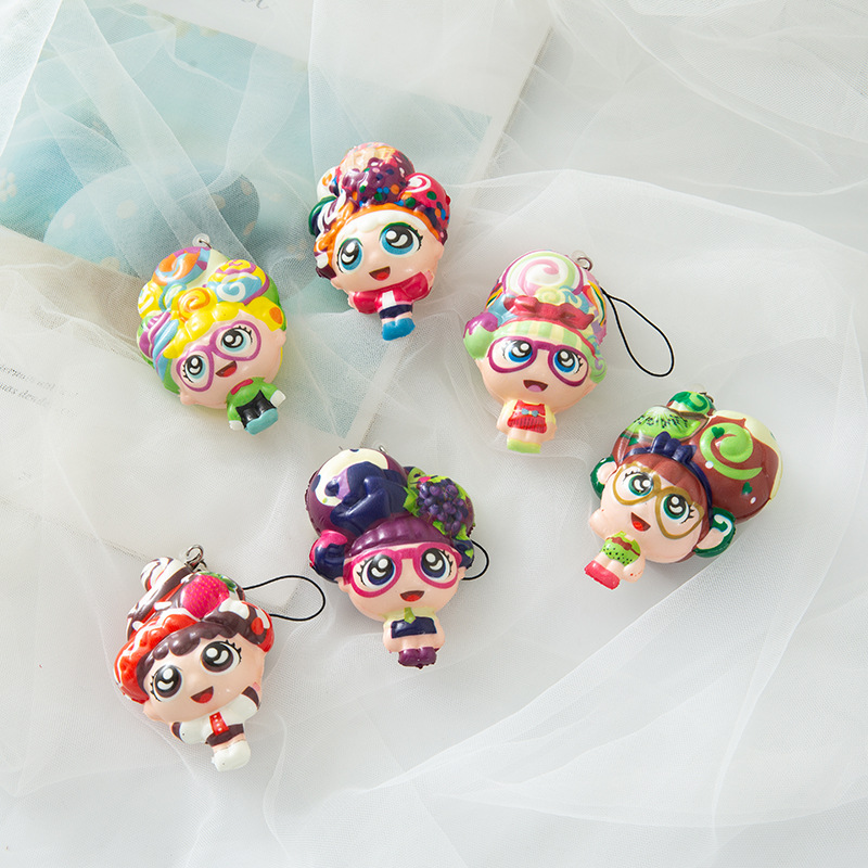 仿真小人男女可爱钥匙扣 立体儿童发泡玩具挂件配饰 多用