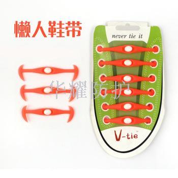 Hot spot supply of creative Silica gel lazy LACES do not tie horn elastic LACES