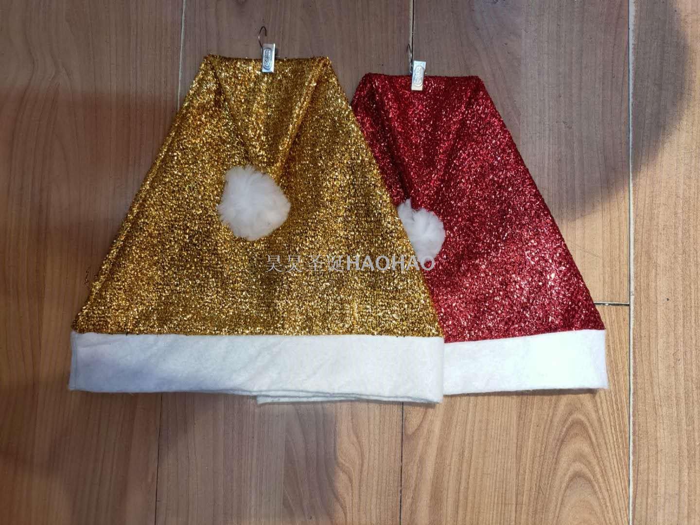 圣诞节装扮圣诞帽子优质无纺布儿童成人圣诞老人节日礼品厂家直销