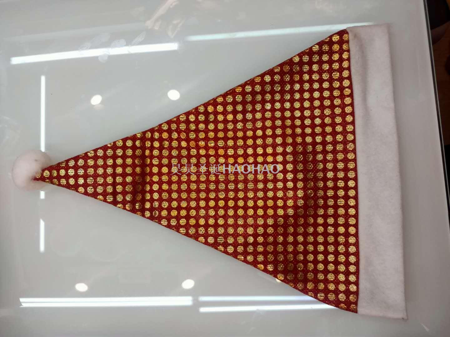 圣诞节装扮圣诞帽子优质无纺布儿童成人圣诞老人节日礼品厂家直销