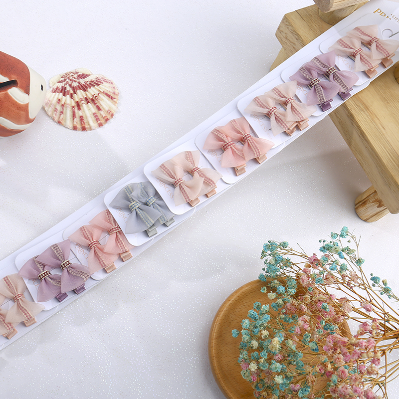 蝴蝶结发夹子发饰超仙儿童发卡子头饰日系女童网红可爱碎发公主
