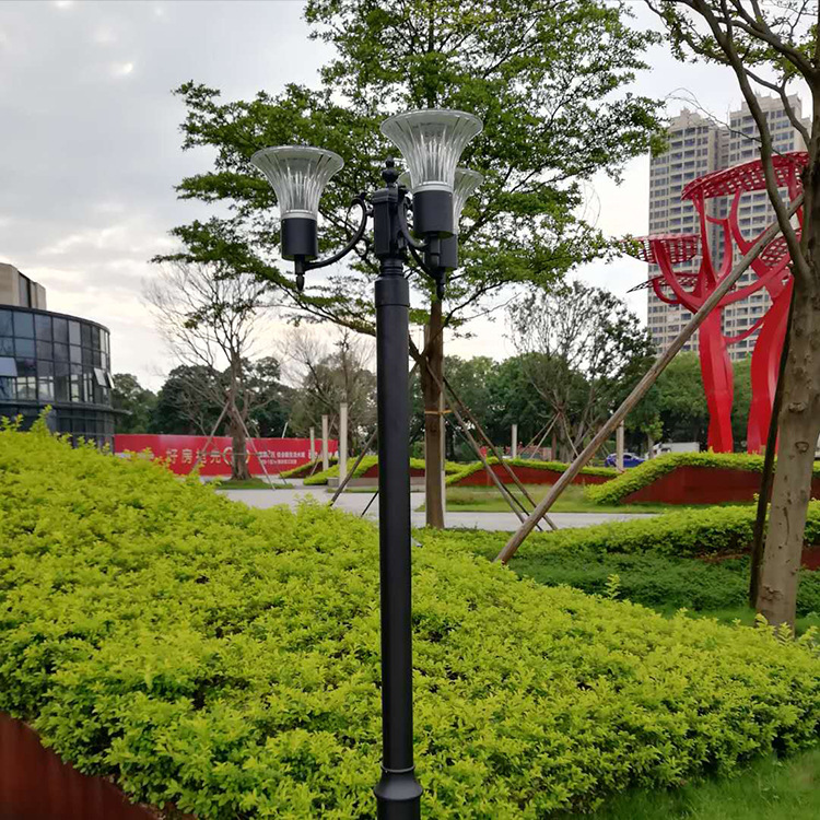 太阳能庭院灯路灯 户外高杆灯欧式灯花园灯太阳能草坪灯别墅灯路