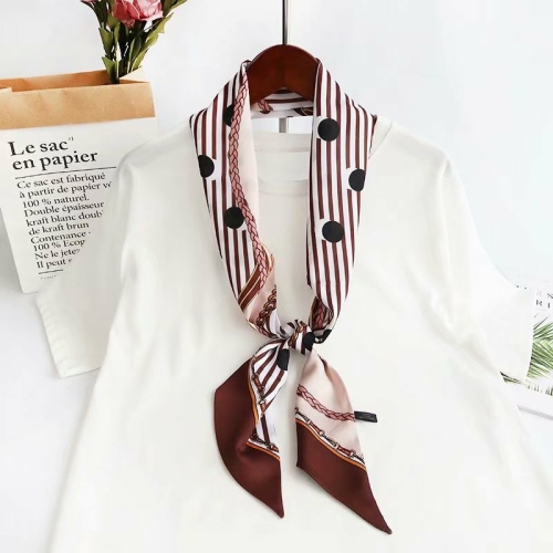 fashion korean style ribbon towel korean style double tie towel stewardess scarf