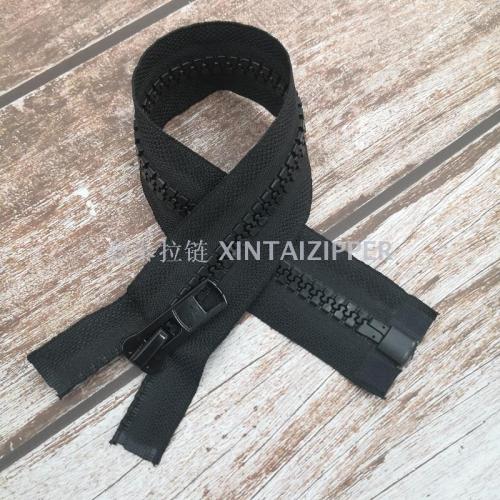 no. 10 resin zipper opening automatic head clothing placket zipper customization