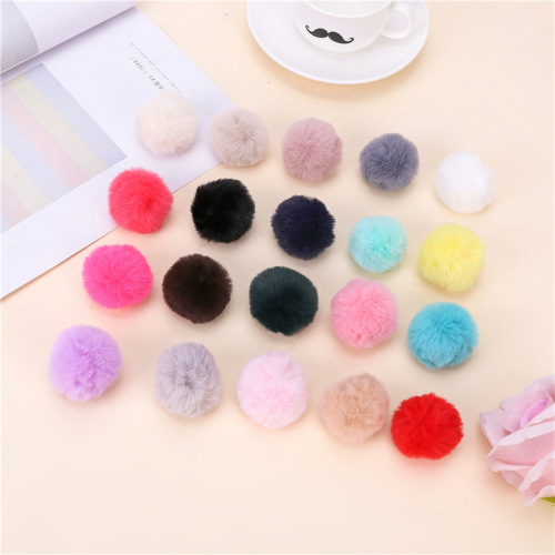 factory direct sales professional production cute exquisite small exquisite fur ball clothing diy accessories customized wholesale