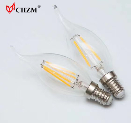 filament lamp， candle bulb， led filament lamp， led bulb， led lamp