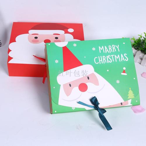 Wholesale Custom Christmas Elements Hot Selling Packaging Carton Gift Box Ribbon