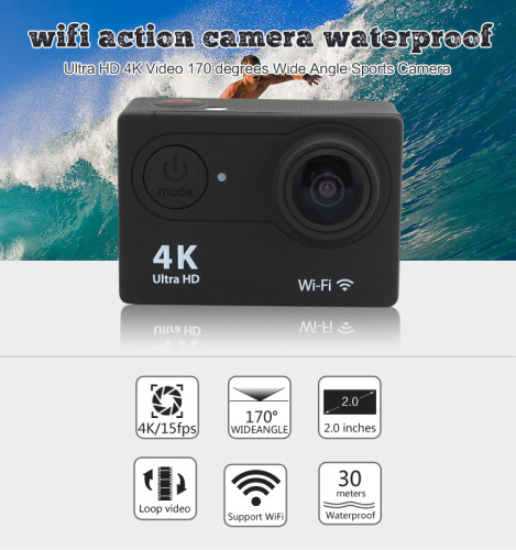 h9r sports camera 4k hd 2.4g remote control dv waterproof wifi outdoor sports camera