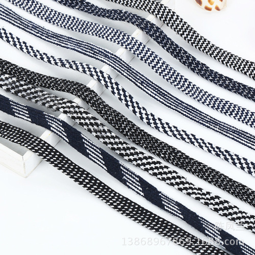 direct sales 0.3cm cotton ribbon clothing accessories cotton plain belt baby lace-up quilt cover lace-up tag wholesale