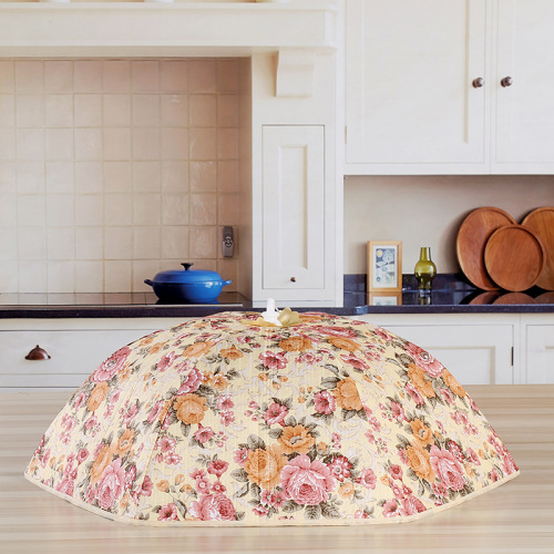 Insulated Vegetable Cover Cover Vegetables Umbrella 18/20-Inch Foldable round Table Cover Anti Fly Cover Pattern Copyright