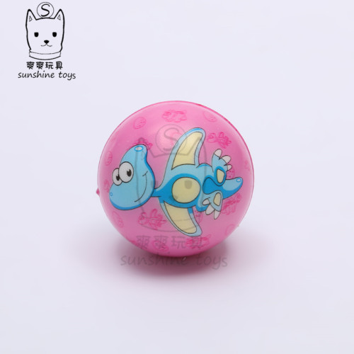 Manufacturer Cartoon 6.3cm Expression Children‘s Toy Ball Pu Ball Sponge Foam Decompression Toy Ball Kindergarten Dinosaur 