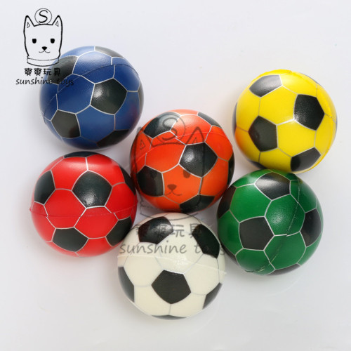 6.3 New Football Pu Ball Sponge Pressure Foam Babies and Children‘s Toys Ball Manufacturer Solid Pet Toy
