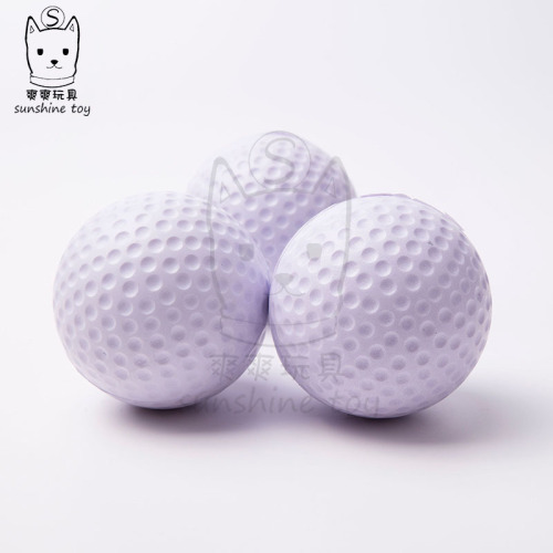 6.3 Spray Paint Pu White Golf Stress Ball sponge Foam 7cm Five-Pointed Star Grip Vent Toy Logo