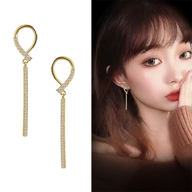 内在美同款徐玄振韩世界耳环女气质简约百搭S925银针耳钉耳饰耳坠