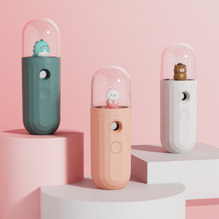 中夫新款萌宠卡通补水仪纳米喷雾美容面部保湿仪便携手持补水仪