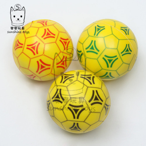 .3 Triangle Football Pu Ball Sponge Pressure Foaming Baby Children‘s Toy Ball Factory Wholesale Solid Pet 