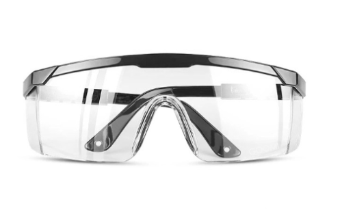Black Border Goggles Windproof Sand Dust-Proof Splash-Proof Glasses Protective Telescopic Leg Goggles 
