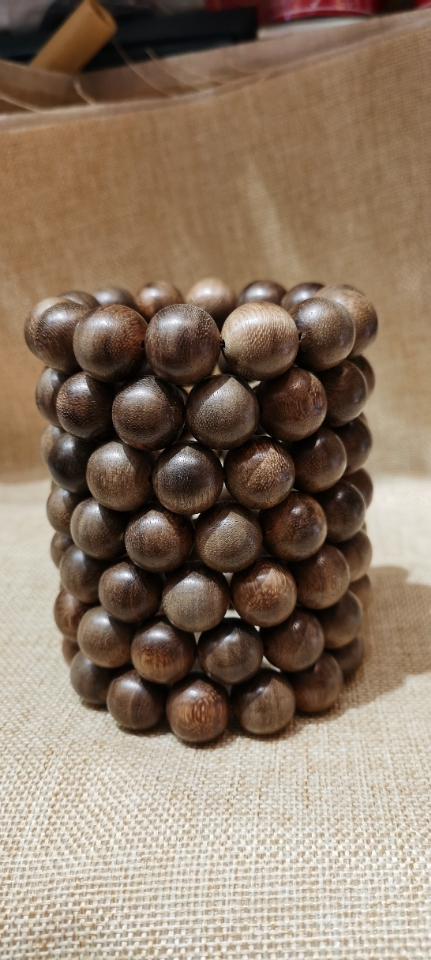 沉香手串加里曼丹沉香原木1.6手串佛珠念珠