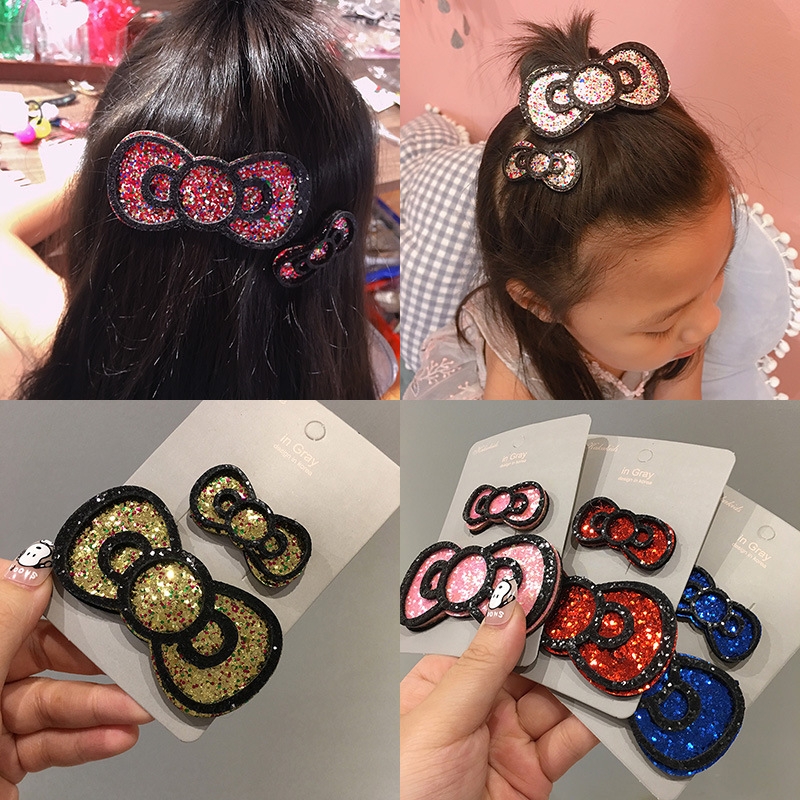 儿童精美蝴蝶结发夹有现货支持小额批发