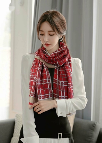 Fashion Popular Cotton and Linen Printed Scarf