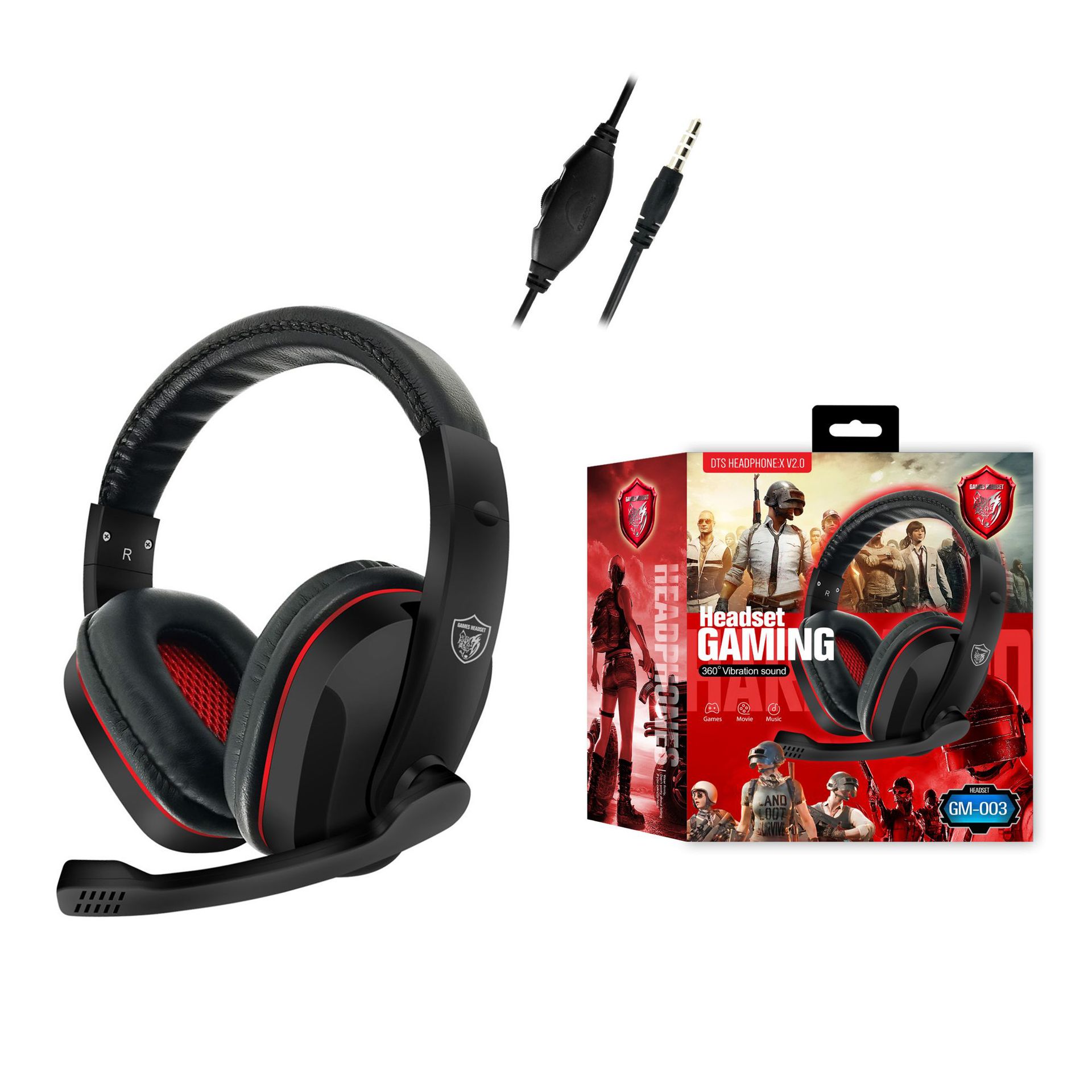 新款 PS4游戏大耳机电竞吃鸡游戏头戴式耳机 有线大耳麦 厂家直销