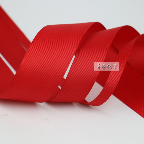 Supply Red Rib Ribbon Horizontal Fabric Belt DIY Hair Accessories Gift Packaging Thread Ribbon Clothing Accessories