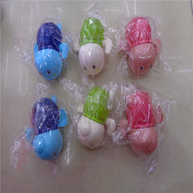 儿童玩具宝宝洗澡戏水乌龟发条沐浴会游泳的乌龟地推货源厂家直销