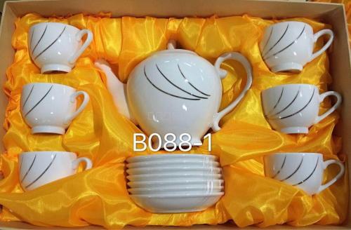 ceramic coffee cup 6 cups 6 saucers coffee set ceramic pot cup and saucer european water set gift promotion wedding jingdezhen